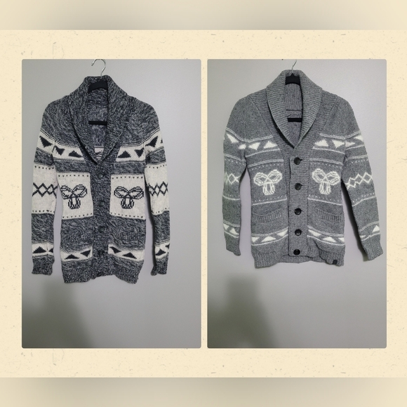 Bundle Of 2 Aritzia TNA Wool Cardigan Sweaters Size S - Picture 1 of 11